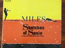 MILES DAVIS Sketches Of Spain UK 1st CBS PRESS TEXTURED “33” Inner VINYL LP EX