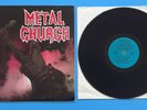 METAL CHURCH vinyl lp SELF TITLED 1st US press 1984 Ground Zero Ships to USAonly