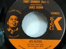 JAMES BROWN funk breaks 45 Funky Drummer / Part 2 on KING VG++/MINT-   #2023