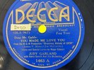 Personality-78 RPM-Judy Garland-Dear Mr. Gable-You Made Me Love You-EX-