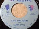 Rare Blues Guitar Larry Davis 556 Salem Virginia 45 Record Excellent