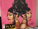 Cardi B WAP Limited Edition Gold Vinyl LP Megan Thee Stallion in hand