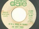 Northern Soul 45 THE SWEET THINGS I'm In A World Of Trouble 1966 DATE Promo mp3