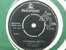 RARE THE BEATLES Paperback Writer 1972 No Sold In UK SIUK Text+ POLO RING