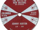 1959 JOHNNY HORTON Country Rock 78 RPM Record. The Battle of New Orleans