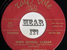 TUFF 50s Rockabilly Jiver 45 REGGIE PERKINS High School Caesar RAY NOTE hear OST