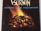JOHN LEE HOOKER 1962 1st Press BURNIN' LP Vee Jay Oval Logo DEEP GROOVE Record