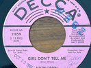 KEITH GREEN Girl Don't Tell Me DECCA PROMO GARAGE ROCK 45