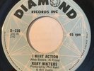 NORTHERN SOUL Ruby Winters I WANT ACTION Diamond 45 rare Canadian pressing NM
