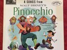 Walt Disney Pinocchio 7” UK His Masters Voice When You Wish Upon A Star Htf￼￼￼