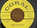 BUDDY HOLLY 1963 True Love Ways / Bo Diddley Yellow Label Promo 7
