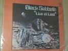 Black Sabbath   live at last   (rare Copy)  vinyl