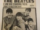 45 Record The Beatles I Saw Her Standing There/I Want To Hold Your Hand w/PS VG