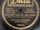 78 RPM It's The Talk Of The Town Nagasaki Fletcher Henderson Deca 18253 A15