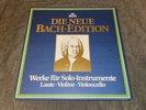 Archiv ed1 BACH Milstein: 6 violin sonatas, partitas, Fournier: 6 cello suites.