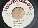 Paul Revere and the Raiders Like, Long Hair Sharon Gardena G-116 45rpm (1961) NM