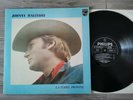 LP JOHNNY HALLYDAY LA TERRE PROMISE 9101.014 POCHETTE BLEU UNI REED 1976 CODE Y