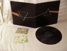 PINK FLOYD DARK SIDE OF THE MOON 1980s UK PRESS A-11/B-10 with TWO STICKERS