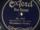 48hrSALE ⭐️Oxford Disc Record No. 454 ONLY COPY  Steamboat Medley 7” shellac