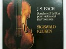 SIGISWALD KUIJKEN - BACH sonatas & partitas for violin HARMONIA MUNDI 3xLPs EX++
