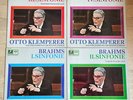 BRAHMS Compl. 4 Symphonies OTTO KLEMPERER 1960s COLUMBIA STEREO 4LP MINT