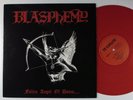 BLASPHEMY Fallen Angel Of Doom WILD RAGS LP VG+ red vinyl ^