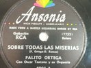 Palito Ortega Cuando Llueve / Sobre Todas Las Miserias ANSONIA VG 78 RPM #428
