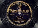 78 RPM - Devine's Wisconsin Roof Orchestra, Paramount 12599 Tiger Rag, E Jazz