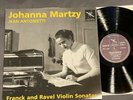 JOHANNA MARTZY   FRANCK AND RAVEL VIOLIN SONATAS LP   COUP-001   UK