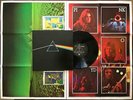 PINK FLOYD DARK SIDE OF THE MOON NM- 1975 RE LP w/2 POSTERS +2 STICKERS GILMOUR