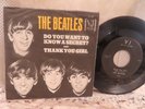 BEATLES 45RPM & PICTURE SLEEVE VJ DO YOU WANT TO KNOW A SECRET / THANK YOU GIRL