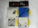 U2 4 U2 Play. Rare Irish Issue yellow vinyl Four Single Set From 1982.
