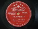 Georges Brassens Le Gorille & La Chasse aux Papillons 78 Tours Polydor 560.460