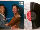 SAMMY DAVIS JR. CARMEN McRAE Boy Meets Girl '57 Decca MONO black label BEAUTY
