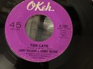 Larry Williams & Johnny Watson / Too Late / Okeh / Northern Soul ORIGINAL ISSUE