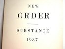 New Order LP Vinyl - Substance - First UK Pressing Embossed Letters - VG++ / EX