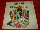 LIVE & LET DIE SOUNDTRACK LP. PAUL MCCARTNEY WINGS JAMES BOND. 1973. A1 B1. VG.