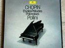 MAURIZIO POLLINI piano - Etudes Preludes CHOPIN 1stPress DGG STEREO 3LP Box MINT