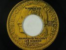 Funk/Deep Soul 45 - Warren Lee - Mama Said We Can't Get Married - Deesu - mp3