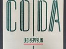 LED ZEPPELIN: CODA LP Record 1982 Embossed Label