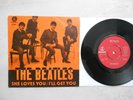 THE BEATLES  SWEDISH SP SHE LOVES YOU R 5055 MADE IN SWEDEN 1963