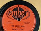 THE FIVE SATINS ON EMBER - THE JONES GIRL/IN THE STILL OF THE NIGHT - VG++