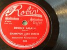 Champion Jack Dupree “Shim Sham Shimmy/Drunk Again” 78 Red Robin