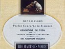 HMV BLP R/G: ED1: MENDELSSOHN: VIOLIN CONCERTO: GIOCONDA DE VITO: NM+