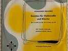BRAHMS - GUY & MONIQUE FALLOT - cello + piano - TELEFUNKEN LT 6584 - orig LP