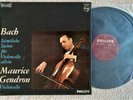 Maurice Gendron Bach Complete Suites for Cello Solo PHILIPS HI-FI STEREO 3LP ED1