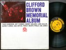 CLIFFORD BROWN Memorial Album LP PRESTIGE PR 16008 NJ RVG MONO JAZZ Benny Golson