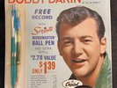 1962 Bobby Darin 45rpm‎ Scripto Ballpoint Pen & Ink Cartridges COMPLETE - Blue