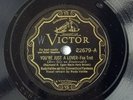 78rpm - Jazz - RUDY VALLEE: You're Just a Lover & Two Little, Blue Little Eyes