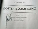 Wagner Götterdämmerung 6 LPs Box mit original Autogramm von Herbert von Karajan